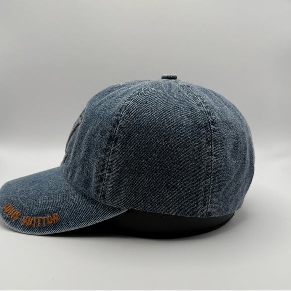 Blue Denim Cap - Picture 2 of 4